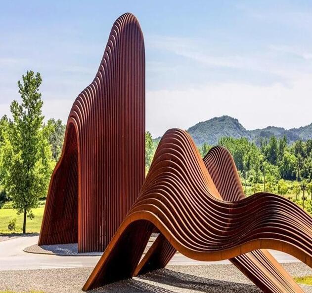 鹿城锈钢板造型